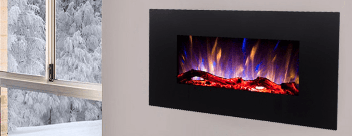 Klarstein brixen cheminée électrique effet flammes 3d - chauffage