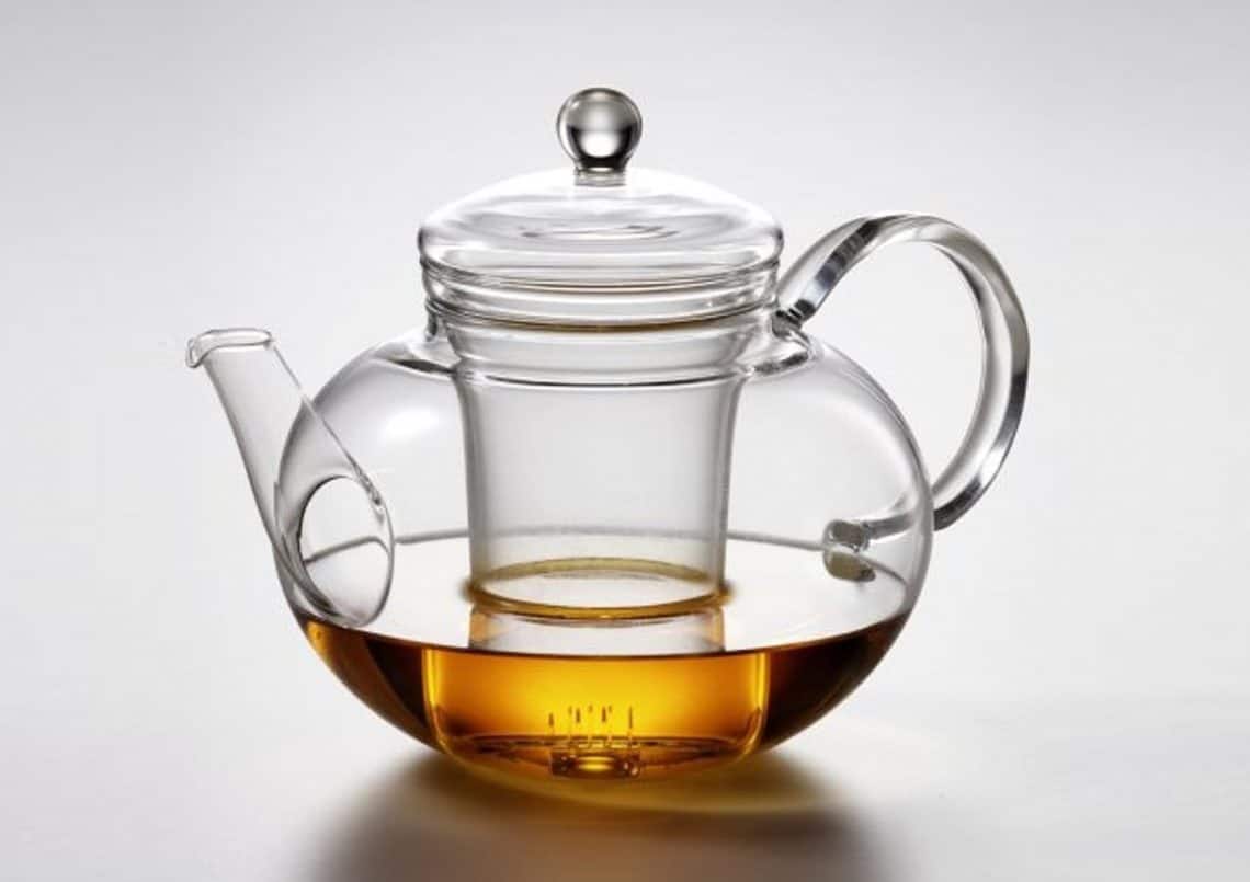 Théière Marocaine En Inox Pour 2 Personnes - Style Traditionnel, 16cm De Large, 15cm De Haut