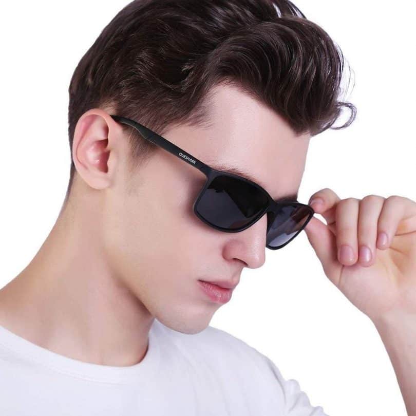 Lunettes De Soleil Polarisées Réglables - Teinte Ajustable De 1 à 9 - Verres Ronds UV400 - Monture Acier Inoxydable - Unisexe - Poids 47g