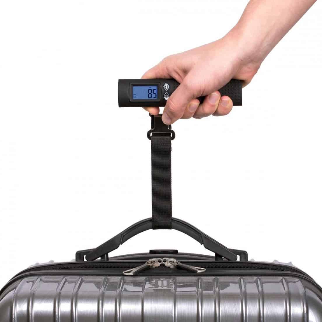 Pèse-bagages My Home - Jusqu'à 35 Kg, Avec Ruban Mesure 1m, Pour éviter Les Frais En Excédent