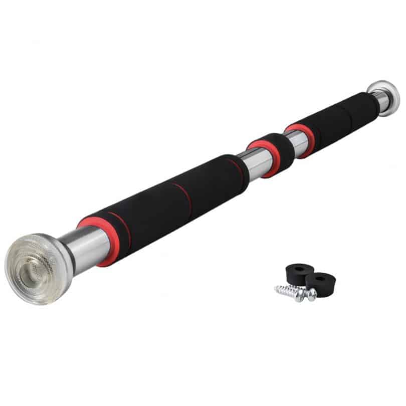 RDTOK Barre de Traction Porte sans Perçage, Pull Up Bar avec Multi-Prises, Barre Traction Pliable Idéale pour Maison & Home Gym Bar de Traction (69-92cm