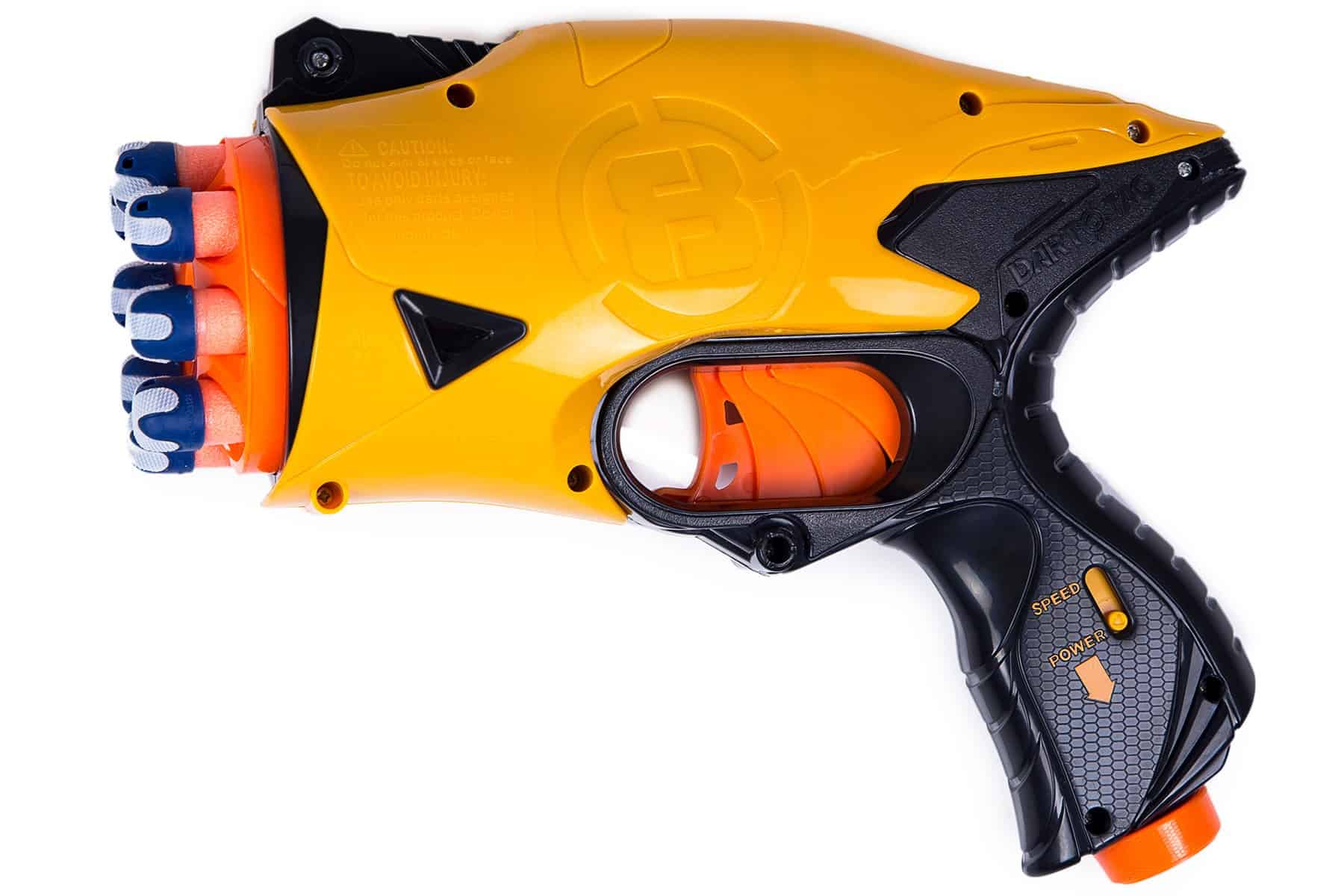 Lot De 4 Blasters Nerf D'occasion : 2 Fusils Vortex, Pistolet Dart Tag, Fusil RapidStrike