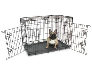 cage pour chien en metal