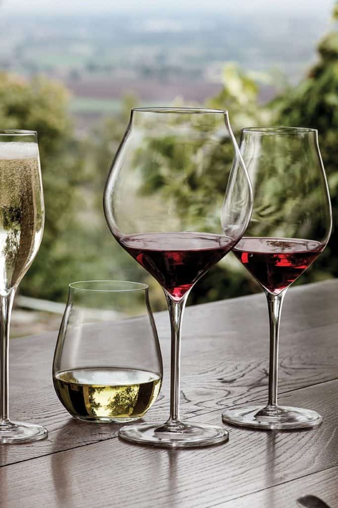 Gerlach 1760 Lot De 6 Verres à Vin Rouge 390 Ml - Cristal Sans Plomb - Passe Au Lave-Vaisselle